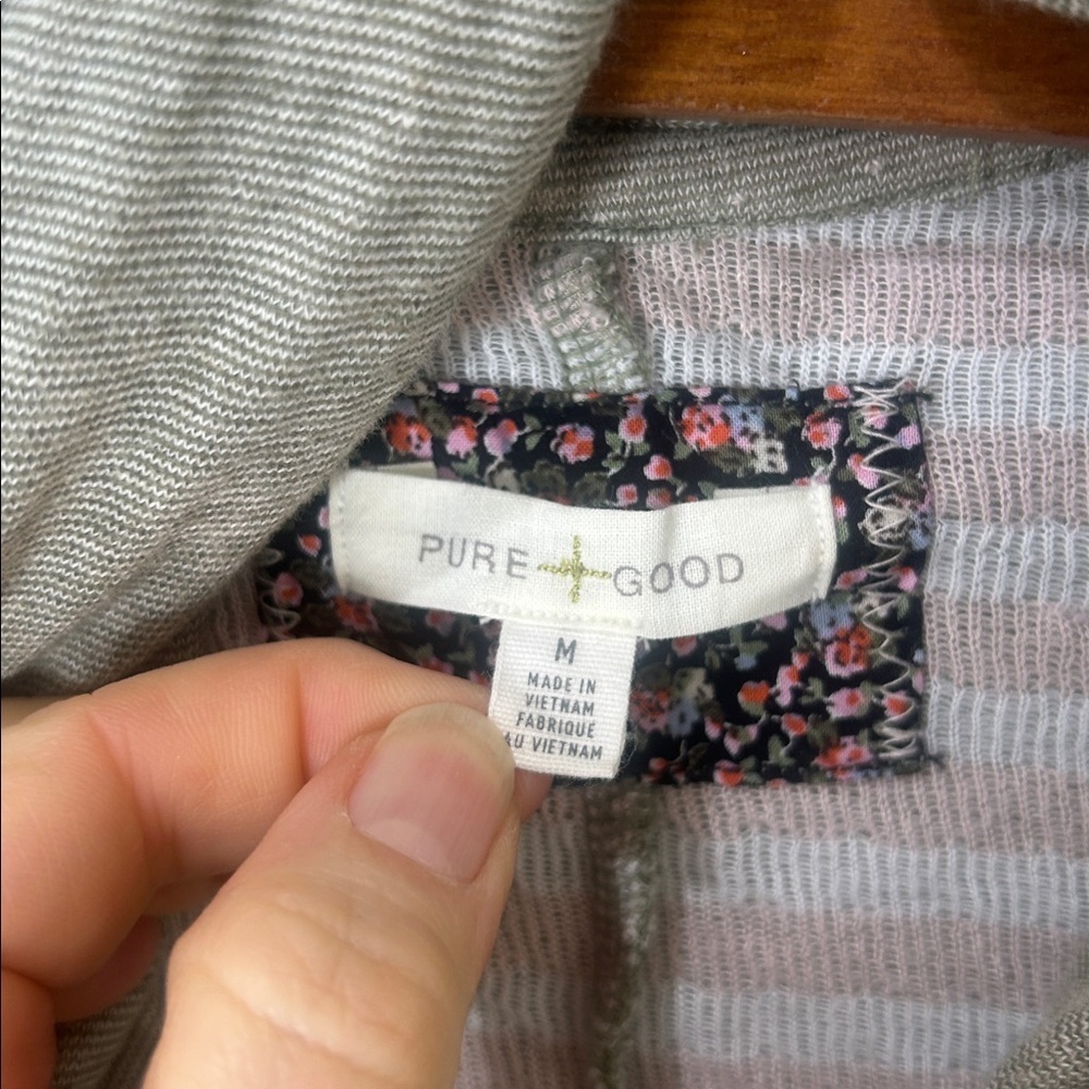 ANTHROPOLOGIE PURE + GOOD Cardigan Size Medium - Picture 5 of 15